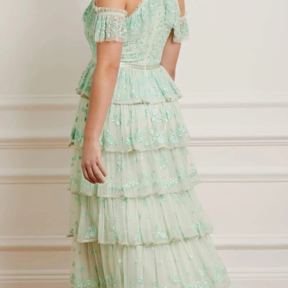 BHLDN Needle & Thread Dress size US 8 $780 - Picture 7 of 12